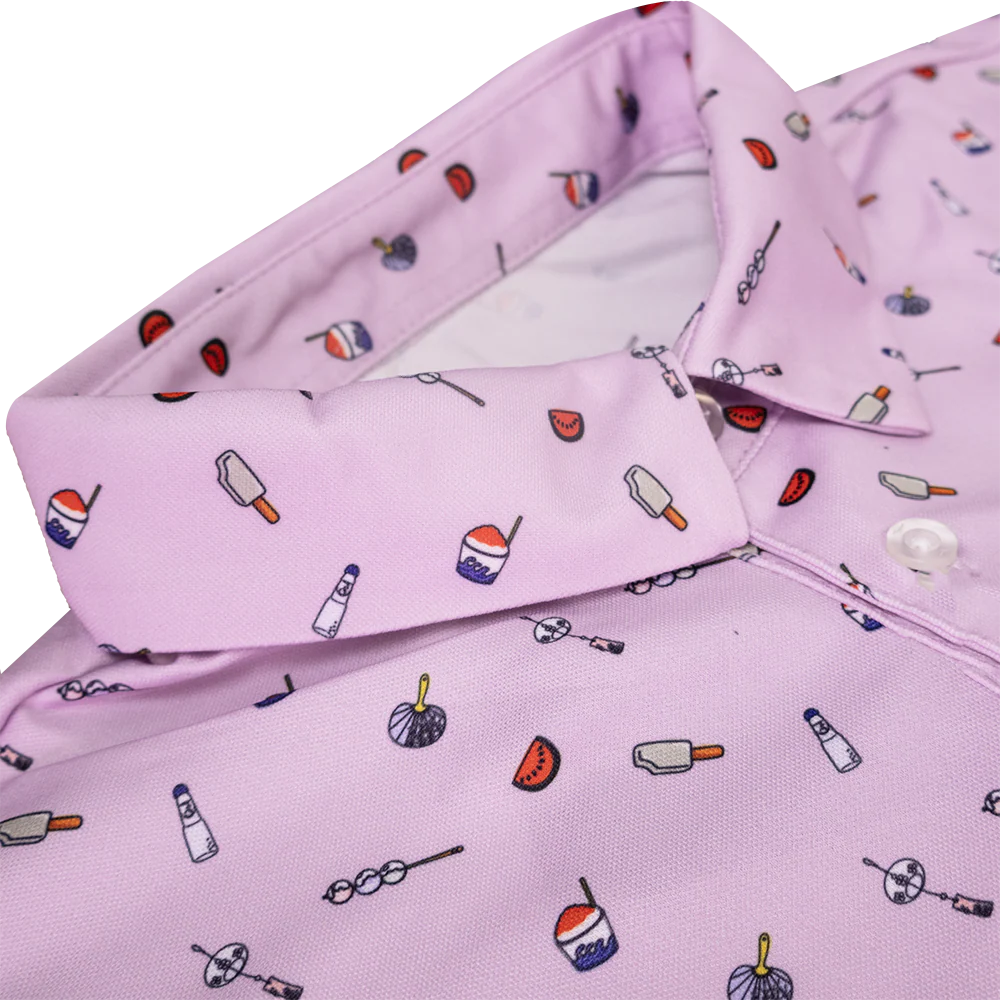 JAPANESE SUMMER PRINT POLO - Image 18