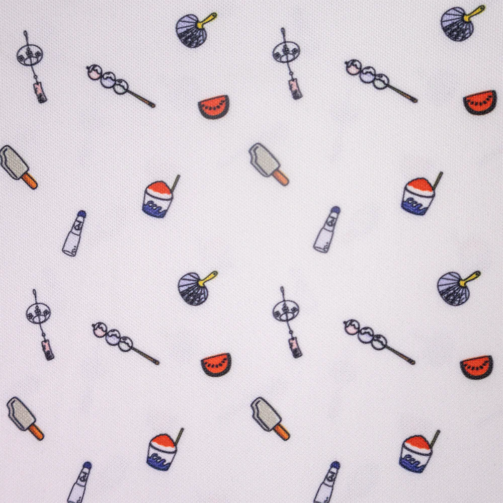 JAPANESE SUMMER PRINT POLO - Image 4