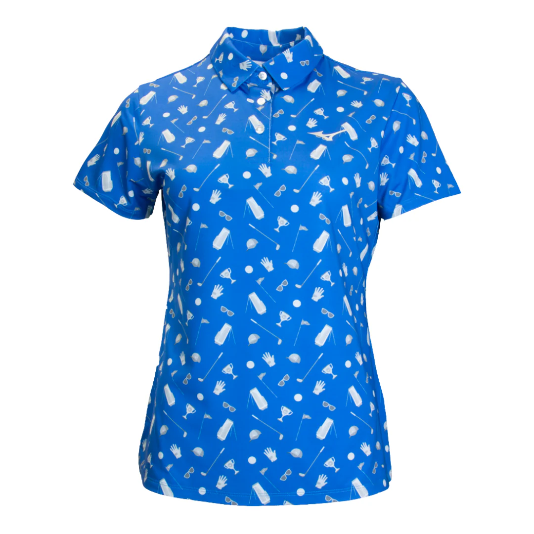 W GOLF GRAPHIC POLO